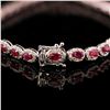 Image 2 : 16.16 ctw BURMESE Ruby and 6.69 ctw Diamond Platinum Necklace (GIA CERTIFIED)
