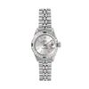Image 2 : Rolex Ladies Quickset Sapphire Stainless Steel Silver Index Dial 18K Gold And Em
