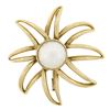 Image 2 : Tiffany & Co. Fireworks 18K Yellow Gold Mabe Pearl Large Open Spray Pin Brooch