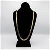 Image 1 : 32.22 Gram 18KT Gold Plated Herringbone Necklace