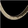 Image 2 : 32.22 Gram 18KT Gold Plated Herringbone Necklace