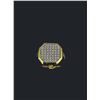 Image 8 : Men's 14 Kt Gold Plate 6.25 Cttw. Lab Simulated Diamond Ring