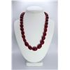 Image 1 : Beautiful Large 532 Ctw Mined From The Earth Natural Ruby Necklace
