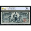 Image 1 : 1896 $2 Educational Silver Certificate PCGS 58