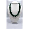 Image 1 : Natural Large 881 Cttw Mined From The Earth Emerald Necklace