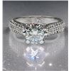 Image 1 : Sparkling 1.75 Ct VVs1 Lab Simulated Diamond Engagement Ring