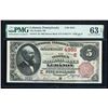 Image 1 : 1882 $5 Lebanon PA National PMG 63EPQ