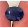 Image 1 : ($5,470 Appraisal) - 4.8 ct Certified Med Blue Sapphire Gemstone