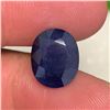 Image 2 : ($5,470 Appraisal) - 4.8 ct Certified Med Blue Sapphire Gemstone