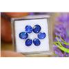 Image 1 : ($8,225 Appraisal) - 4.70 ct Certified Ceylon Sapphire Gemstone Parcel