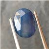 Image 2 : ($10,800 Appraisal) - 4 ct Certified Med Blue Sapphire Gemstone