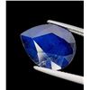 Image 2 : ($11,175 Appraisal) - 7.45 ct Certified Med Blue Sapphire Gemstone