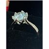 Image 2 : 3.00 CT GRA CERTIFIED ROUND BRILLIANT CUT MOISSANITE STONE VVS D COLOR SET IN CENTER WITH 12 ROUND B