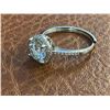 Image 2 : 2.00 CT GRA CERTIFIED ROUND BRILLIANT CUT MOISSANITE STONE VVS BLUE COLOR WITH THE 35 CUBIC ZIRCONIA