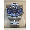 Image 2 : Rolex Submariner 'Smurf' Blue Dial & Blue Bezel - Super Clone w/Accessories - Case, Bag, Paperwork, 
