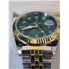 Image 2 : Rolex DateJust 16013 Replica Watch - 2 tone, Green Dial, Stainless Steel Case With Fluted Gold Bezel