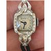 Image 1 : 20.COLLECTOR LUXURY WATCH: Authentic Very Rare Art - Deco BIRKS Watch Solid 14k White Gold Case and