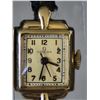 Image 2 : 25.COLLECTOR LUXURY WATCH: 1943 Authentic Very Rare Art - Deco OMEGA Watch Solid 14k Gold Case Estim