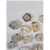 Image 2 : 38.VINTAGE MECHANICAL MOVEMENTS. SOME OF THEM NEED SERVICE. FOR SPARES/REPAIRS/WATCHMAKER Estimate: 