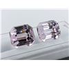 Image 2 : 19.32 ct Certified Pink Kunzite gemstone Pair ($4,830 Appraisal)