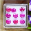 Image 2 : 7.62 ct Certified Red Ruby gemstone PARCEL ($15,240 Appraisal)