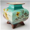 Image 2 : Doulton Rare Lambeth Faience Frog and Tadpole Vase