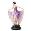Image 1 : Goldscheider Figurine, Woman in Butterfly Dress by Josef Lorenzl