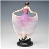Image 2 : Goldscheider Figurine, Woman in Butterfly Dress by Josef Lorenzl