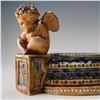 Image 3 : Doulton Lambeth Stoneware Cherub Salt Cellar