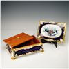 Image 3 : 3pc Paragon Fine English Bone China Winston Churchill Covered Cigar Box