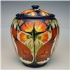 Image 2 : Moorcroft Porcelain Candy Jar and Lid, Fox and Cubs
