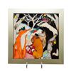 Image 1 : Moorcroft Pottery Festive Forest Party Framed Plaque, Limited Edition