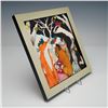 Image 2 : Moorcroft Pottery Festive Forest Party Framed Plaque, Limited Edition