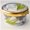 Image 2 : Moorcroft Snowdrop Enamel Box with Original Box