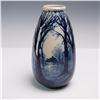Image 8 : Royal Doulton Blue Flambe Landscape Scene Vase