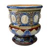 Image 1 : Doulton Lambeth Jardiniere with Historical Faces in Relief Medallions