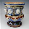 Image 2 : Doulton Lambeth Jardiniere with Historical Faces in Relief Medallions