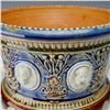Image 3 : Doulton Lambeth Jardiniere with Historical Faces in Relief Medallions