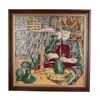 Image 1 : Original Cobridge Stoneware Framed Tile Panel, The Potter at Work