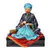 Image 1 : Studio Potter Figurine, Embroiderer of Kashmir