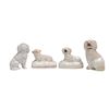 Image 1 : 4pc Staffordshire-Style Dog and Sheep Grouping