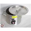 Image 1 : APPROX 9 US QUARTS ALUMINUM STOCK POT W/ LID