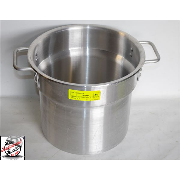 APPROX 9.5 US QUART ALUMINUM STOCK POT