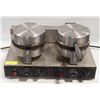 Image 1 : FUGI DUAL WAFFLE MAKER * LEFT HANDLE IS BROKEN *