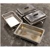 Image 1 : 4 STAINLESS STEEL CHAFFING DISHES W/ LIDS