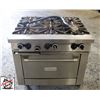 Image 1 : BANK SEIZURE: GARLAND 6 BURNER RANGE W/ OVEN