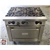 Image 2 : BANK SEIZURE: GARLAND 6 BURNER RANGE W/ OVEN