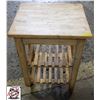 Image 1 : BANK SEIZURE: 20" X 24" X 33" WOOD BUTCHER BLOCK
