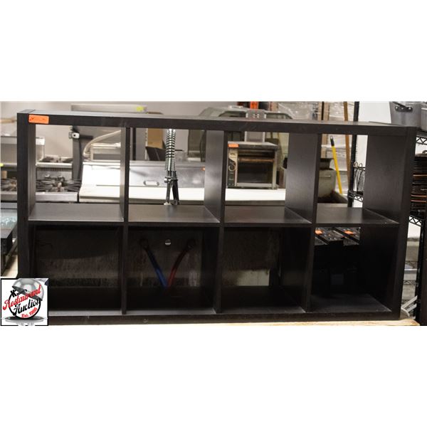 BANK SEIZURE: 58" TWO TIER CUBE STORAGE SHELF