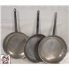 Image 1 : BANK SEIZURE: 3 12" ALUMINUM FRYING PANS
